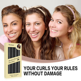 Seritant Heatless Curlers demonstrating easy wrap method