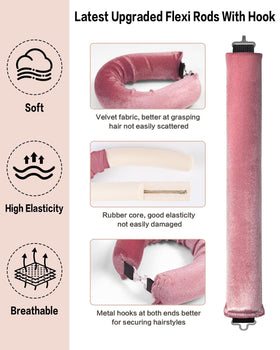 Seritant Heatless Curls Hair Rollers displayed with packaging