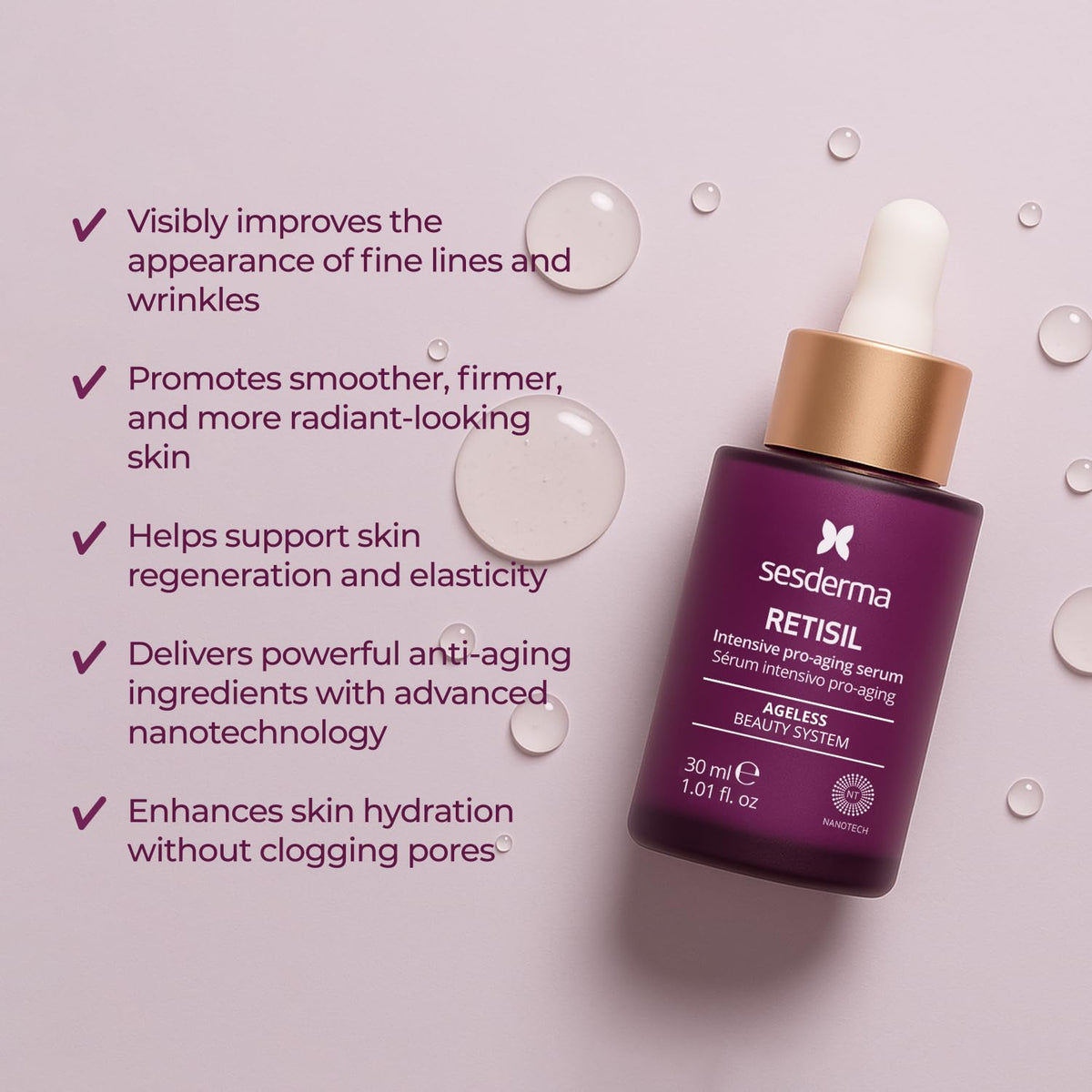 Sesderma RETISIL serum bottle with packaging