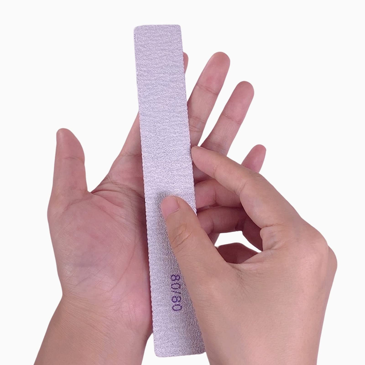 Set of 50 GigaGround nail files stacked neatly