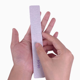 Set of 50 GigaGround nail files stacked neatly