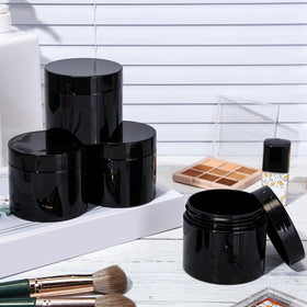 Set of Patelai jars with DIY beauty products inside