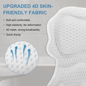 SetSail Bath Pillow folded for storage