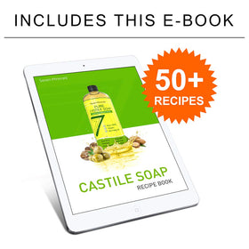 Seven Minerals Castile Soap 1 Gallon usage in a bathroom
