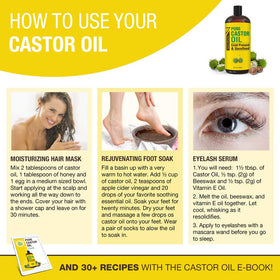 Seven Minerals Castor Oil with natural ingredients