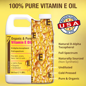 Seven Minerals Vitamin E Oil for hair application