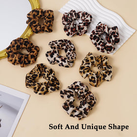 SEVEN STYLE scrunchies with various hairstyles