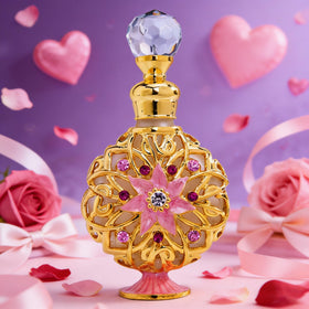 SEVENBEES Vintage perfume bottle with rhinestone details