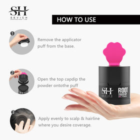 SEVICH Hairline Powder 2.0 Dark Brown back view