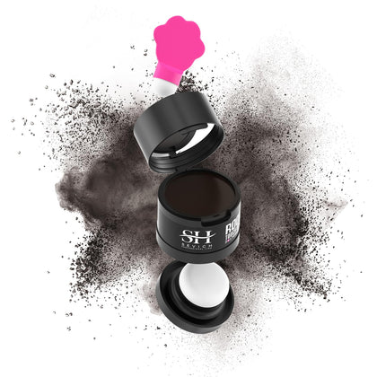 SEVICH Hairline Powder 2.0 Dark Brown front view with mirror