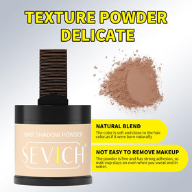 SEVICH Hairline Powder Light Brown 10g with brush and mirror