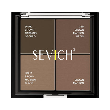SEVICH Hairline Powder Palette Brown Series front view