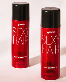 SexyHair Big Dry Shampoo 3.4 Oz in a bathroom setting