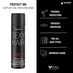 SexyHair Style Protect Me Hot Tool Protection Spray 4.2 Oz in lifestyle setting