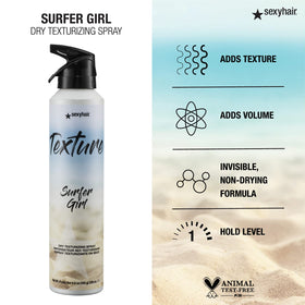 SexyHair Texture Surfer Girl Dry Texturizing Spray 6.8 Oz side view