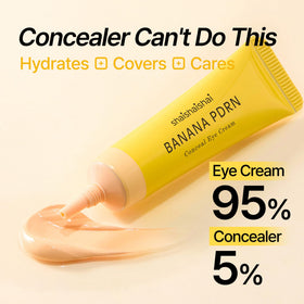 shaishaishai Banana PDRN Conceal Hydrating Under Eye Cream texture close-up