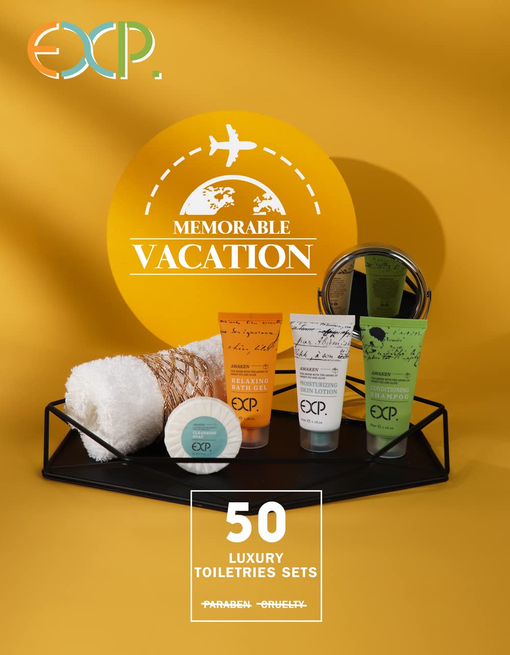 Shampoo and conditioner 2-in-1 from OPPEAL.HOSMALL amenities set
