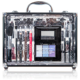 SHANY Carry All Trunk Makeup Set with dual-sided brushes