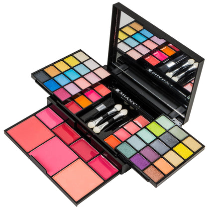 SHANY Fix Me Up Makeup Kit front view showing eye shadows and lip colours