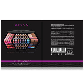 SHANY Haute Honey Makeup Set with 32 lip colours displayed