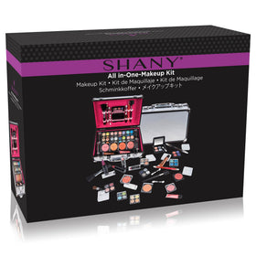 SHANY makeup set contents including lipsticks and eyeshadows