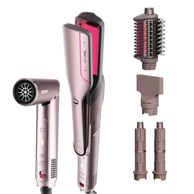 Shark FlexFusion Ceramic Air Styler front view in blush colour