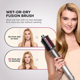 Shark FlexFusion Ceramic Air Styler showing the scalp shield feature