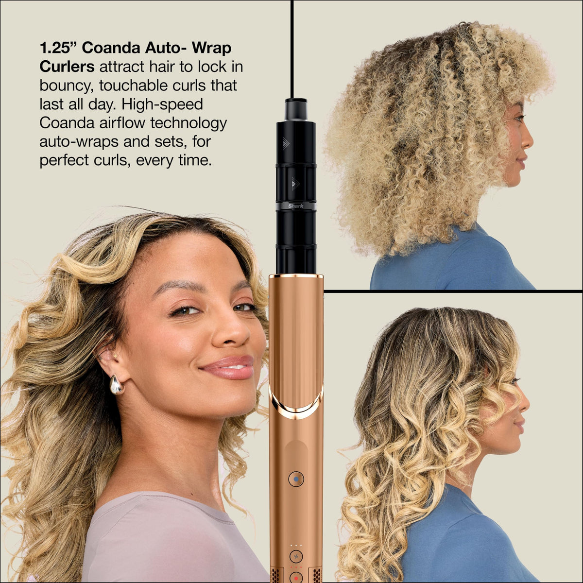 Shark FlexStyle Air Multi-Styler Copper with attachments