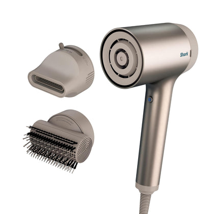Shark HyperAIR Ionic Dryer front view in stone colour