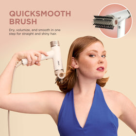 Shark SpeedStyle Hair Dryer showing temperature control settings
