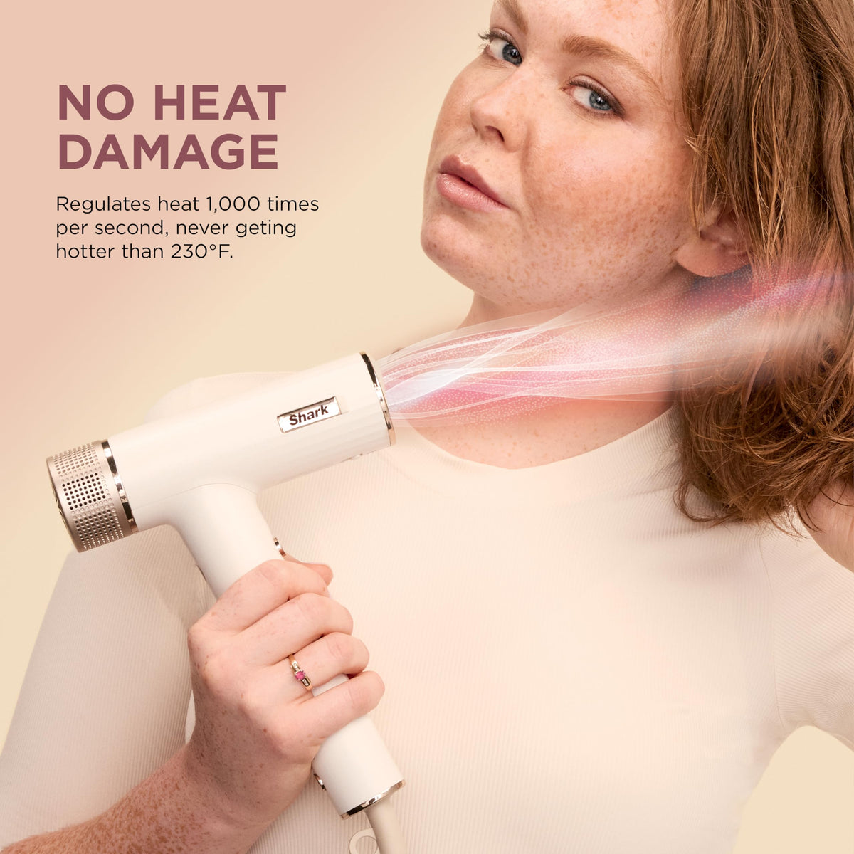 Shark SpeedStyle Hair Dryer with QuickSmooth Brush attached