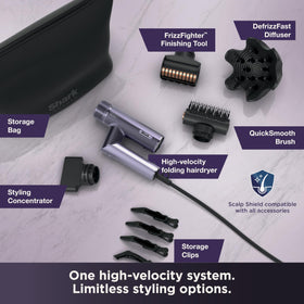 Shark SpeedStyle Pro Flex Dryer compact folded view