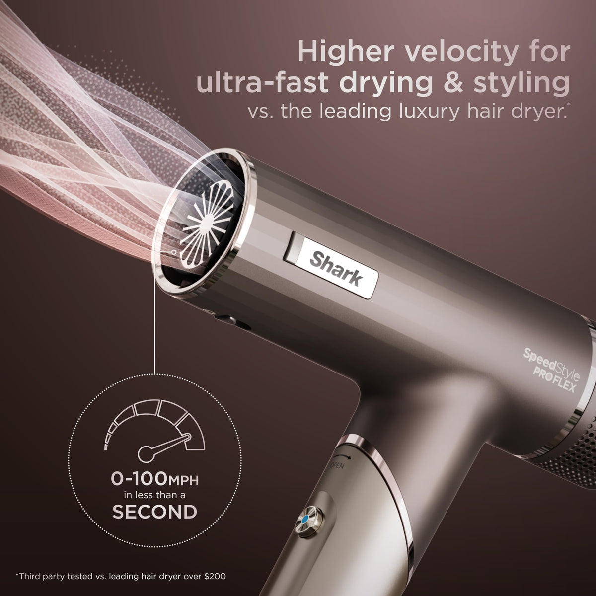 Shark SpeedStyle Pro Flex Hair Dryer compact design with folding handle