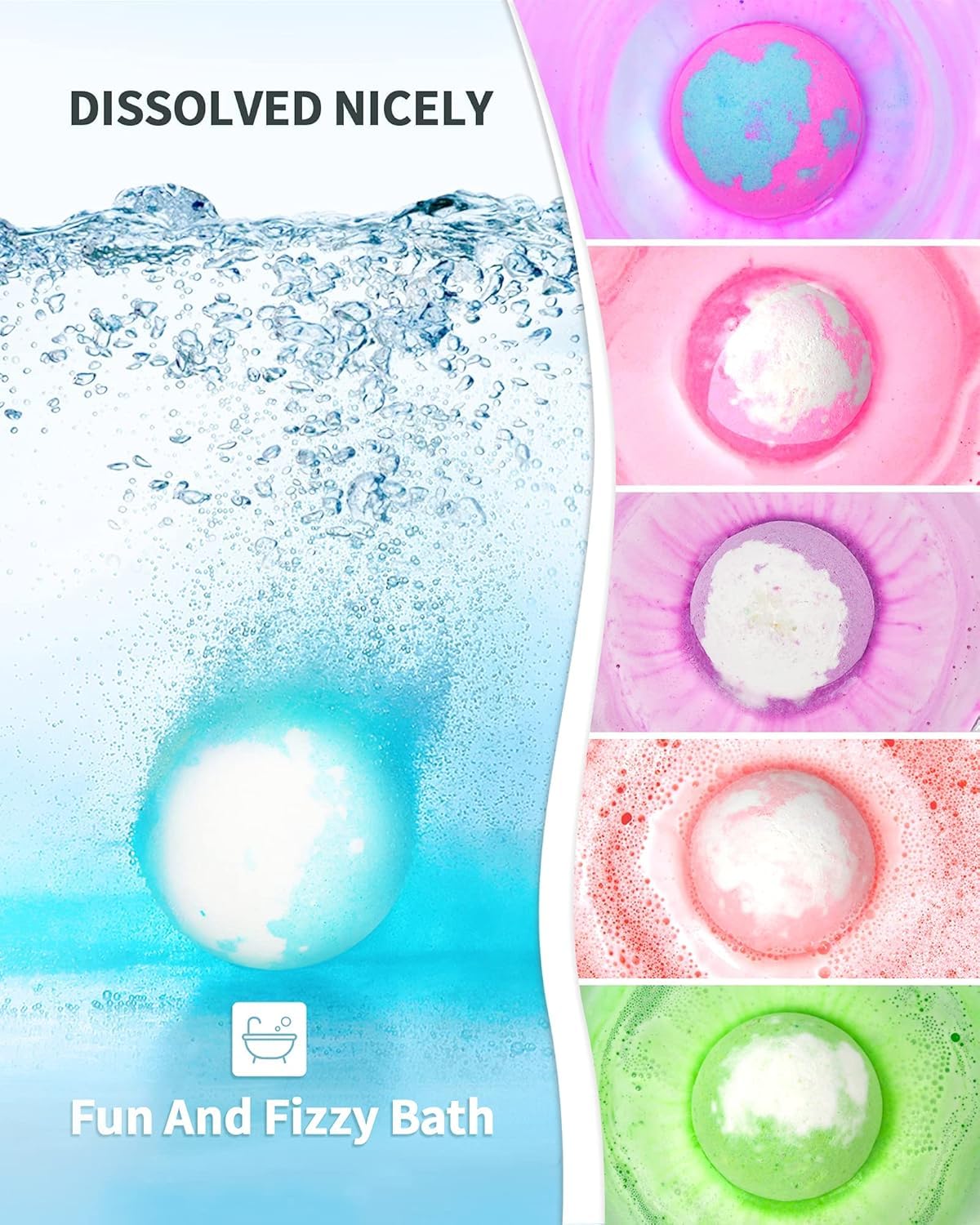 SHARLOVY bath bomb with milk scent