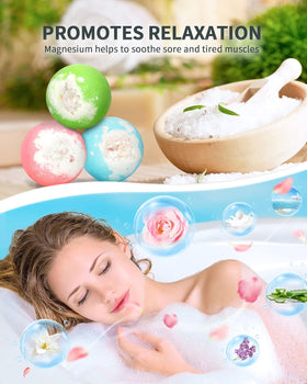 SHARLOVY bath bomb with ocean scent