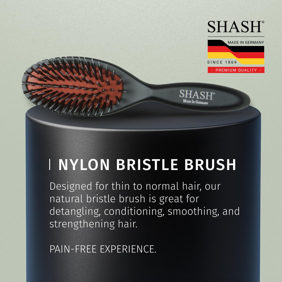 SHASH Brush on a wooden surface