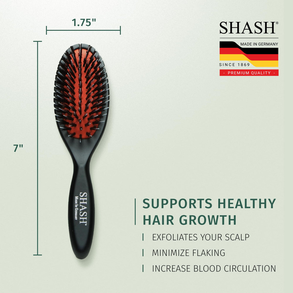 SHASH Brush with hair care products