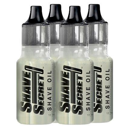 Shave Secret Shaving Oil 18.75ml front view with packaging