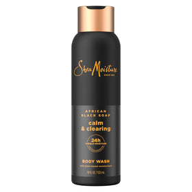 Shea Moisture African Black Soap Body Wash 18oz front view
