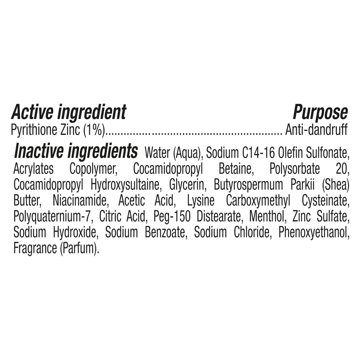 Shea Moisture Anti-Dandruff Shampoo 13 Oz packaging details