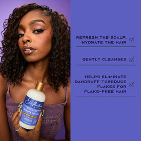 Shea Moisture Anti-Dandruff Shampoo 13 Oz with ingredients list