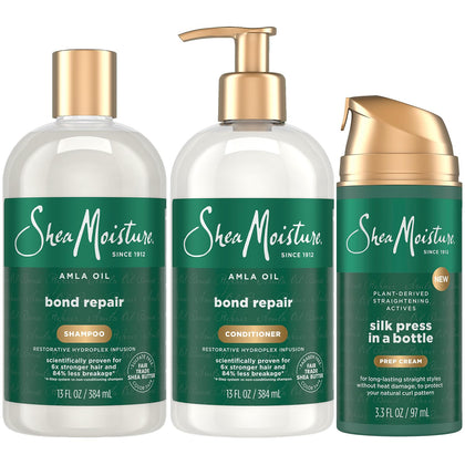 Shea Moisture Bond Repair Shampoo 13 oz front view