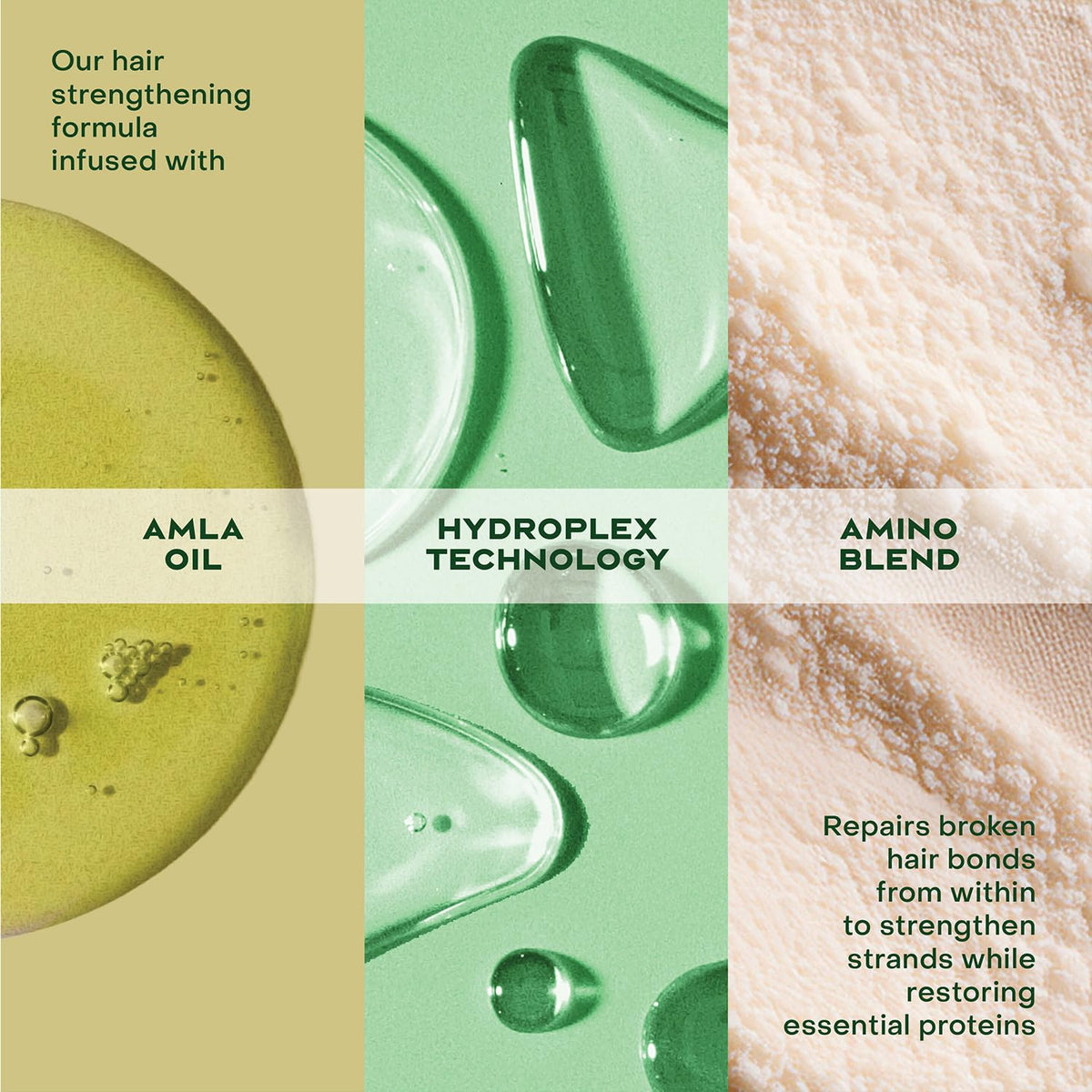 Shea Moisture Bond Repair Shampoo being applied to hair