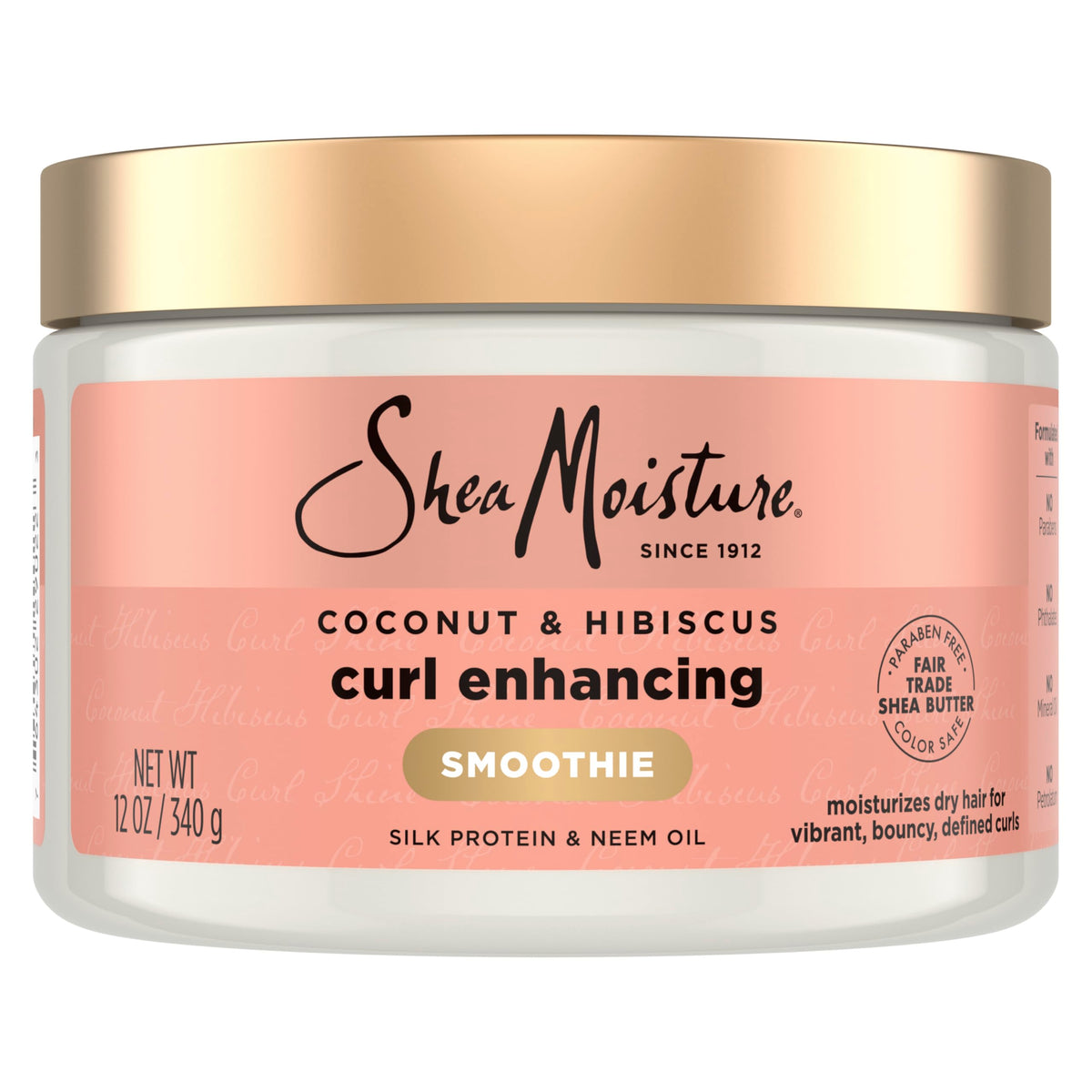 Shea Moisture Coconut & Hibiscus Curl support Cream front view