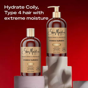 Shea Moisture Conditioner bottle with Mafura Oil