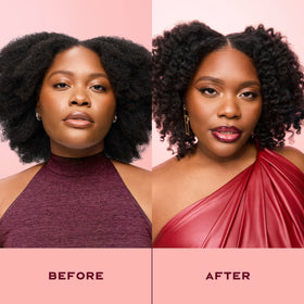 Shea Moisture Curl & Style Milk 8 oz on a bathroom shelf