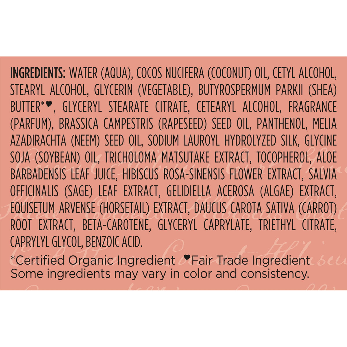 Shea Moisture Curl & Style Milk 8 oz packaging details