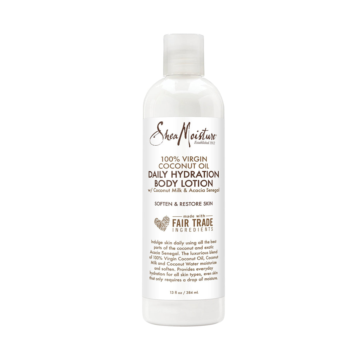 Shea Moisture Daily Hydration Body Lotion 399g side view