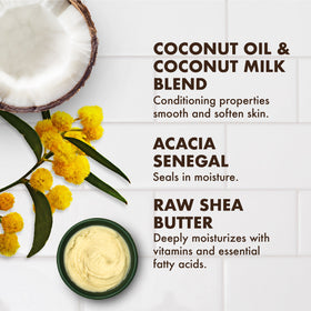 Shea Moisture Daily Hydration Body Lotion 399g with coconut ingredients