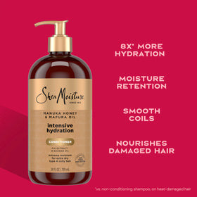 Shea Moisture Intensive Hydration Conditioner 24oz with ingredients